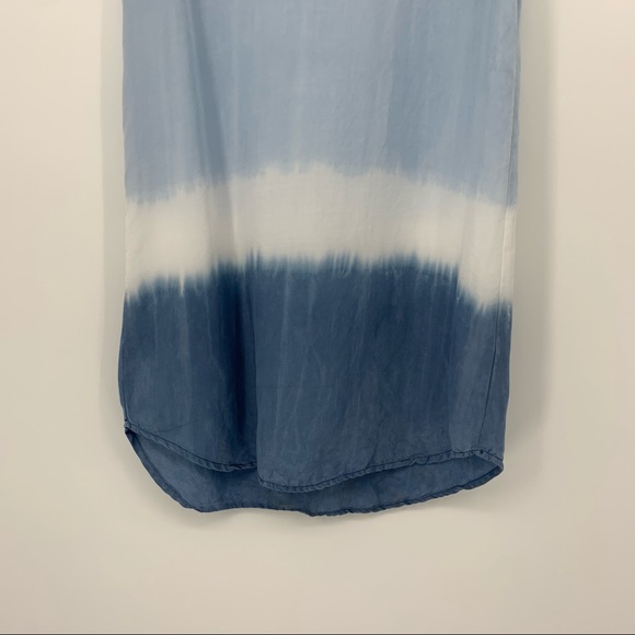 Anthropologie Bella Dahl Dip Dye Chambray Dress XS - Picture 2 of 10
